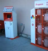 Selbstbedienungs-Propangas-Kiosk